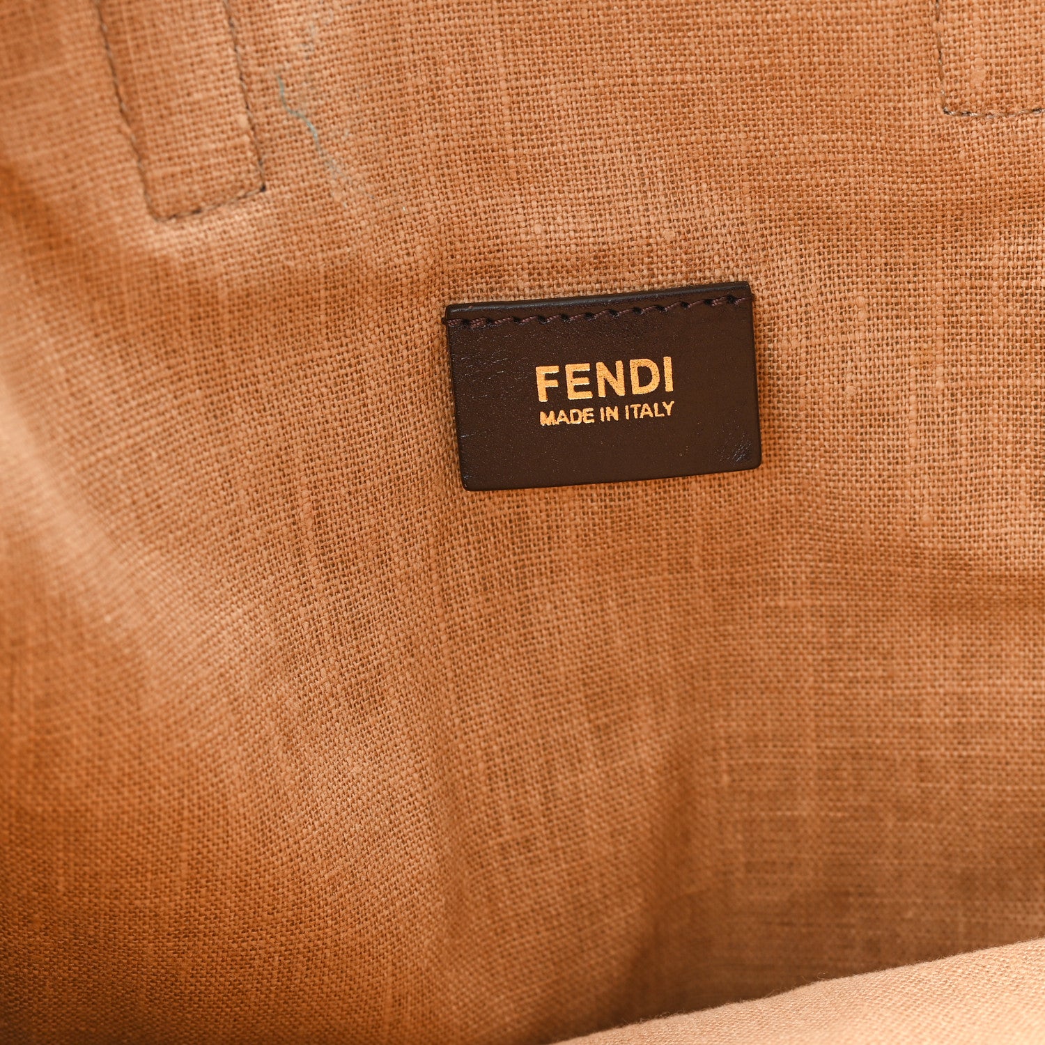 Fendi Zucca Special Shopping Tote Tobacco Orange 5 of 9