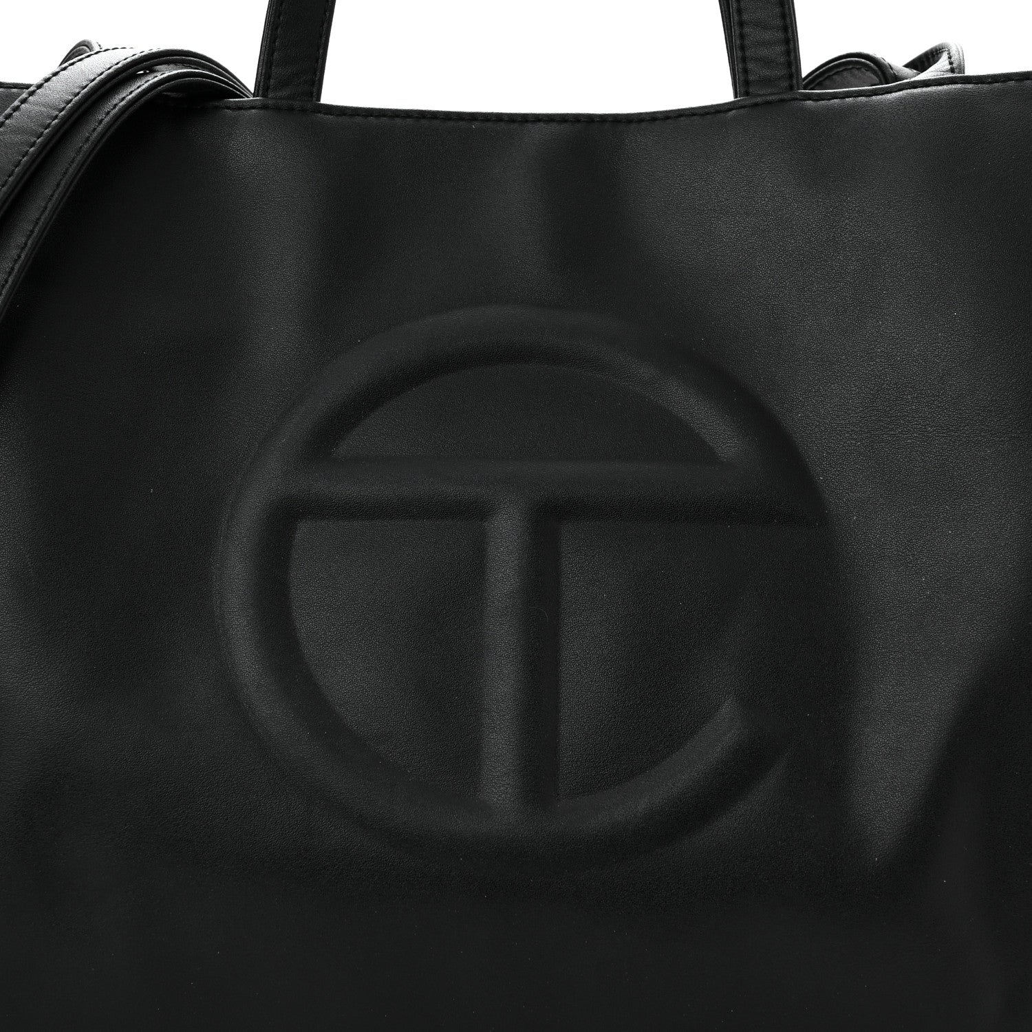Telfar Vegan Leather Medium Shopping Bag Black 9 of 12