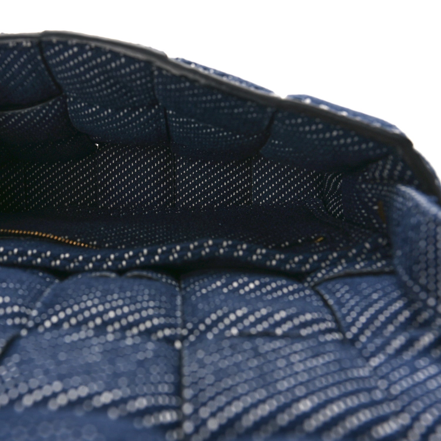 Bottega Veneta Denim Maxi Intrecciato Padded Cassette High Frequency Crossbody Bag Indigo 5 of 7