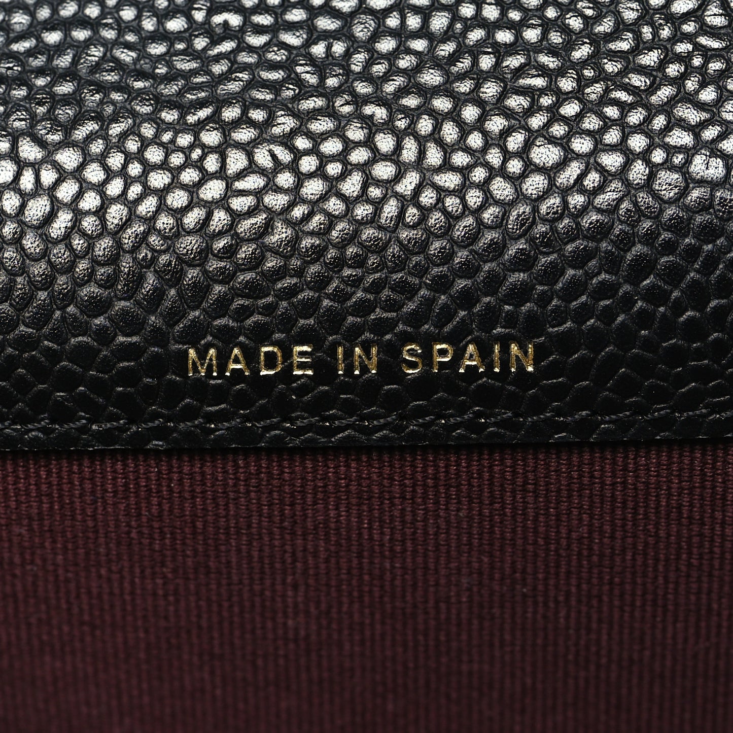 Caviar Quilted Flap Card Holder Wallet Black