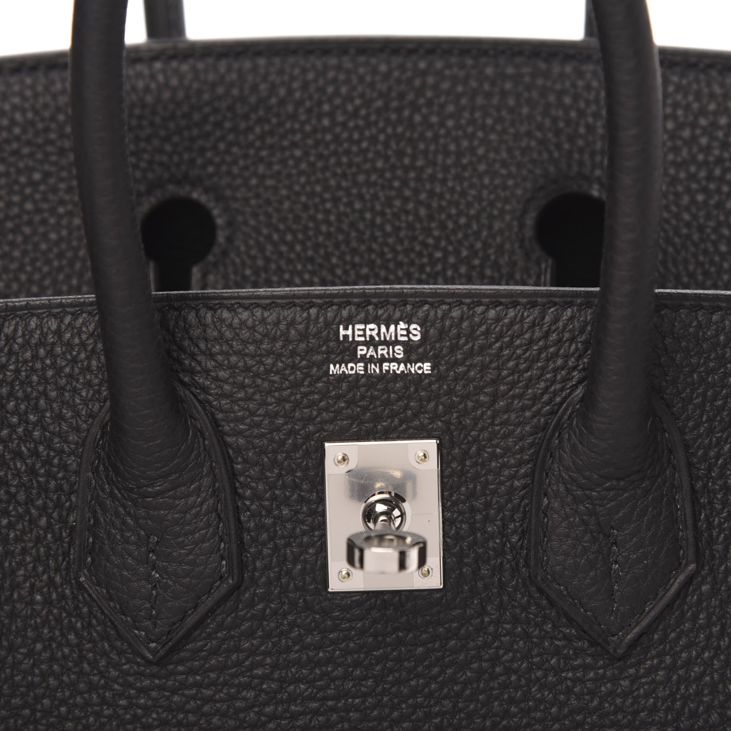 Hermes Togo Birkin 25 Black 6 of 10