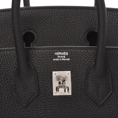 Hermes Togo Birkin 25 Black 6 of 10
