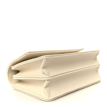Chanel Caviar Quilted Trendy Handle Clutch With Chain Ecru 4 of 12