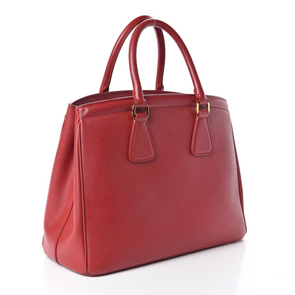 Prada Saffiano Lux Parabole Tote Fuoco 3 of 13