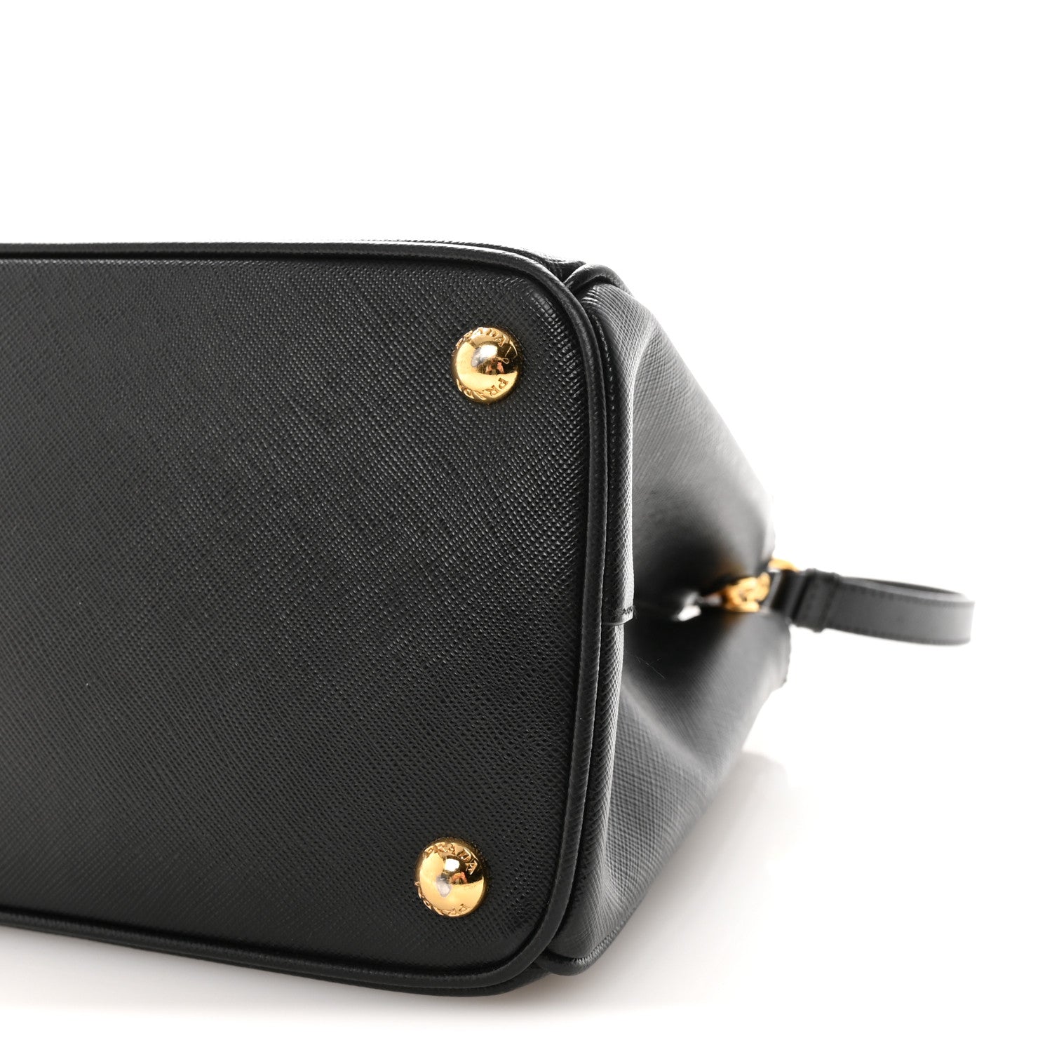 Prada Saffiano Small Galleria Double Zip Tote Black 9 of 9