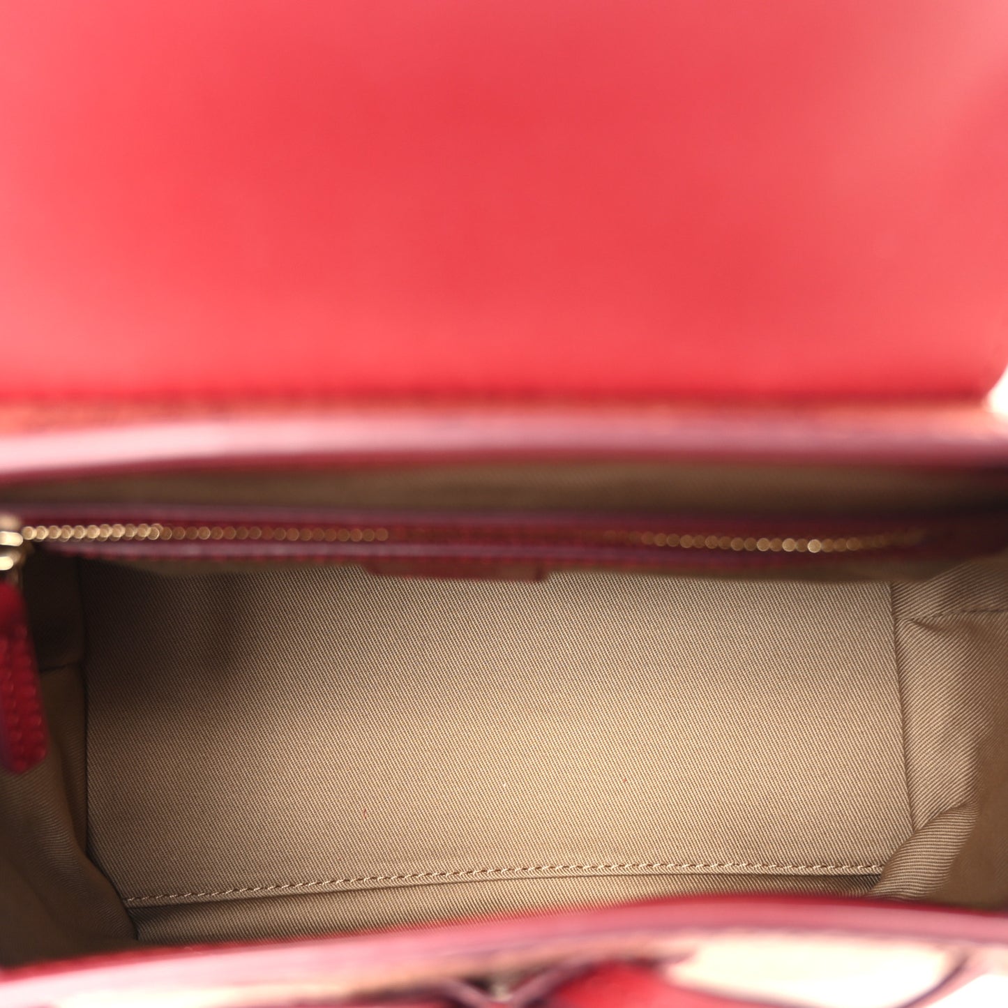 Metallic Visetos Small Essential Backpack Champagne Gold