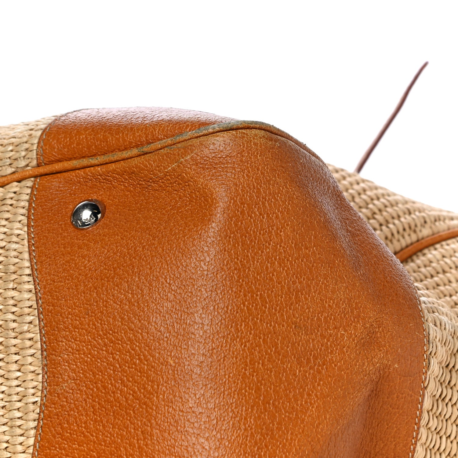 Prada Paglia Cinghiale Frame Bag Naturale Cuoio 12 of 18