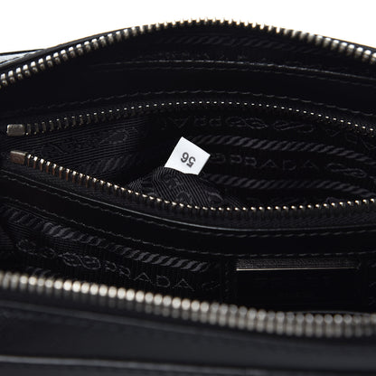 Prada Saffiano Travel Wristlet Bag Nero Black 6 of 7