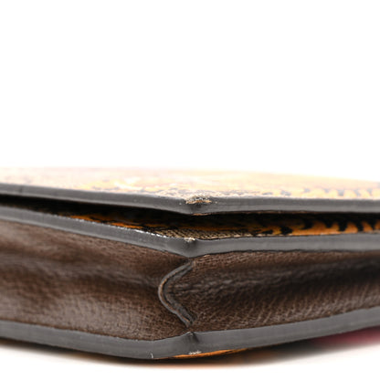Gucci GG Supreme Monogram Bengal Chain Wallet Beige Pink 10 of 13