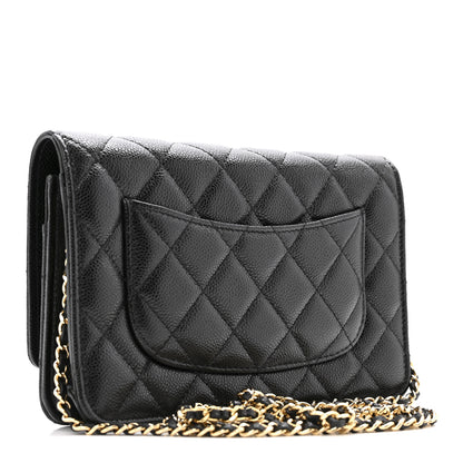 Chanel Caviar Quilted Miss Coco Wallet On Chain WOC Black 3 of 14