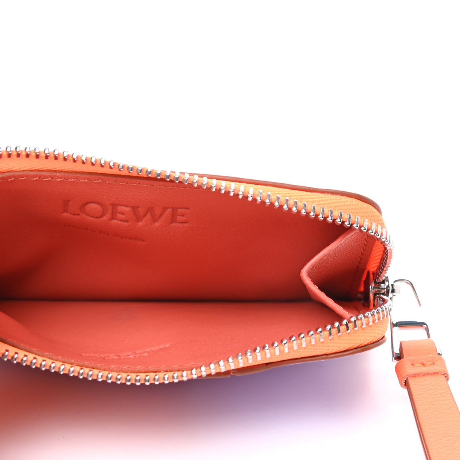 Loewe Calfskin Paula's Ibiza Puzzle Colorblock Coin Card Holder Grapefruit Mauve 5 of 7
