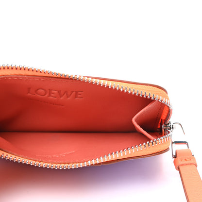 Loewe Calfskin Paula's Ibiza Puzzle Colorblock Coin Card Holder Grapefruit Mauve 5 of 7