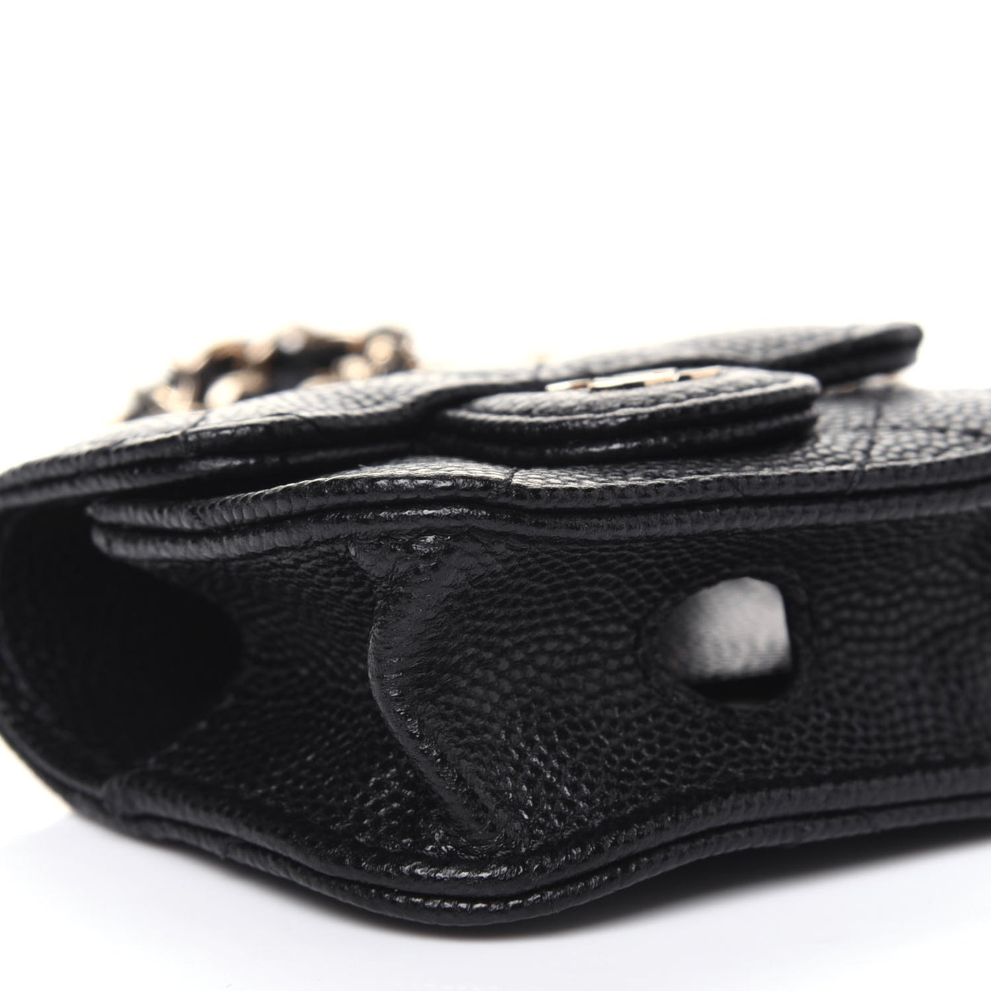 Caviar Quilted Airpods Pro Case Black