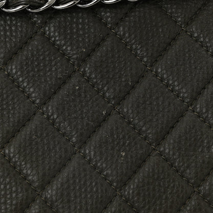 Chanel Calfskin Quilted XXL Travel Flap Bag Khaki 12 of 12