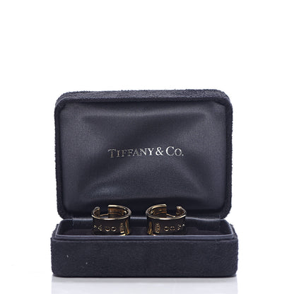 Tiffany 18K Yellow Gold 1837 Hoop Earrings 7 of 7