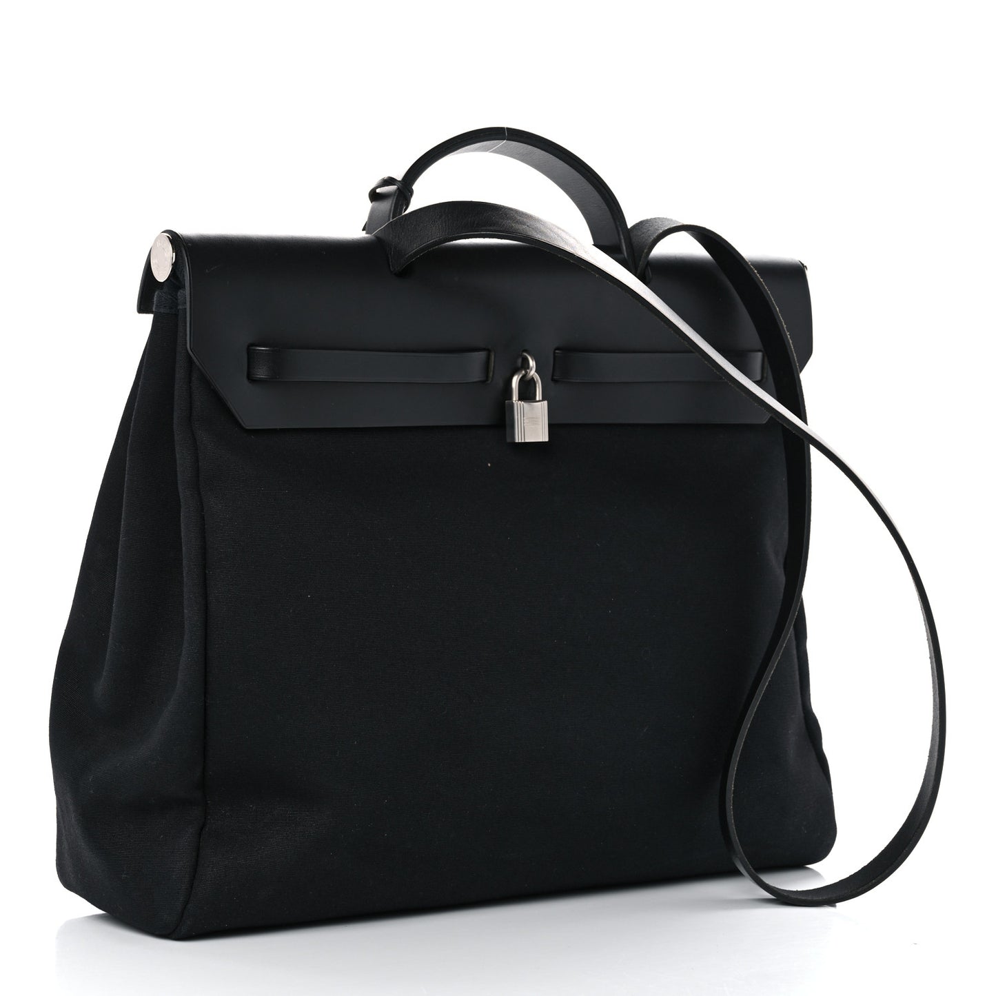 Toile Vache Calfskin Herbag 39 MM Black