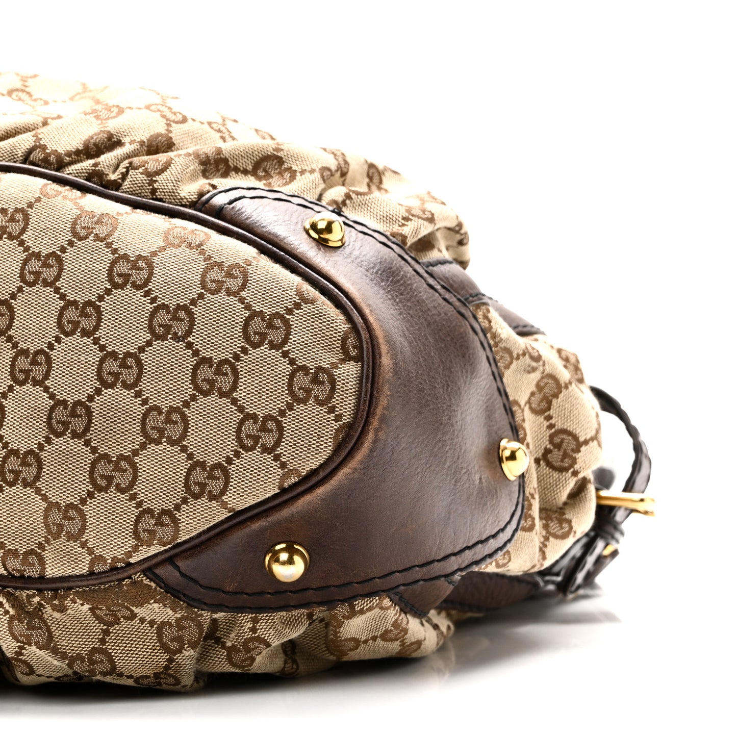 Monogram Medium Jockey Tote Dark Brown