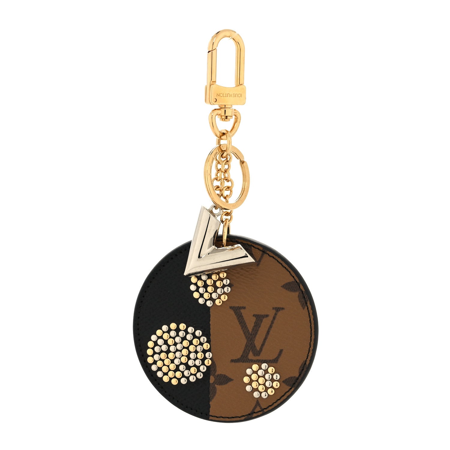 Louis Vuitton Reverse Monogram Night Lights Bag Charm Key Ring 1 of 4
