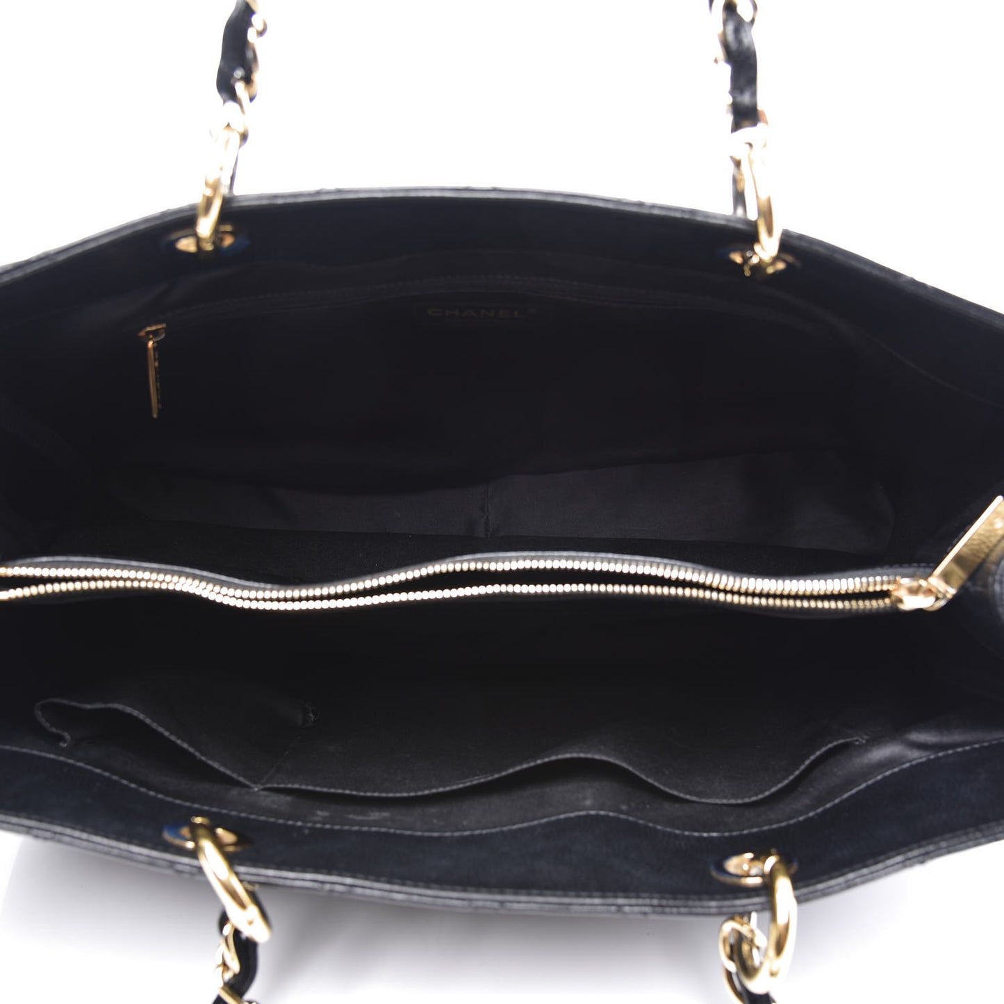 Caviar Quilted XL Grand Shopping Tote GST Black