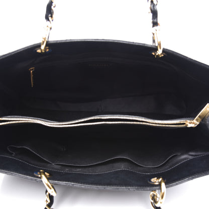 Chanel Caviar Quilted XL Grand Shopping Tote GST Black 4 of 12