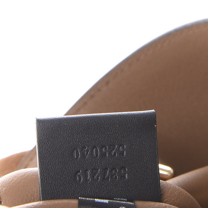 Gucci Suede Patent Large Rajah Chain Tote Nocciola Black 7 of 11