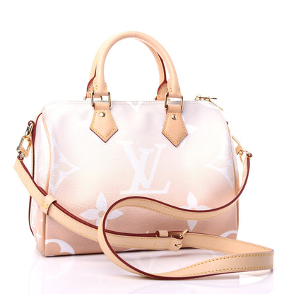 Louis Vuitton Monogram Giant By The Pool Speedy Bandouliere 25 Brume 3 of 11