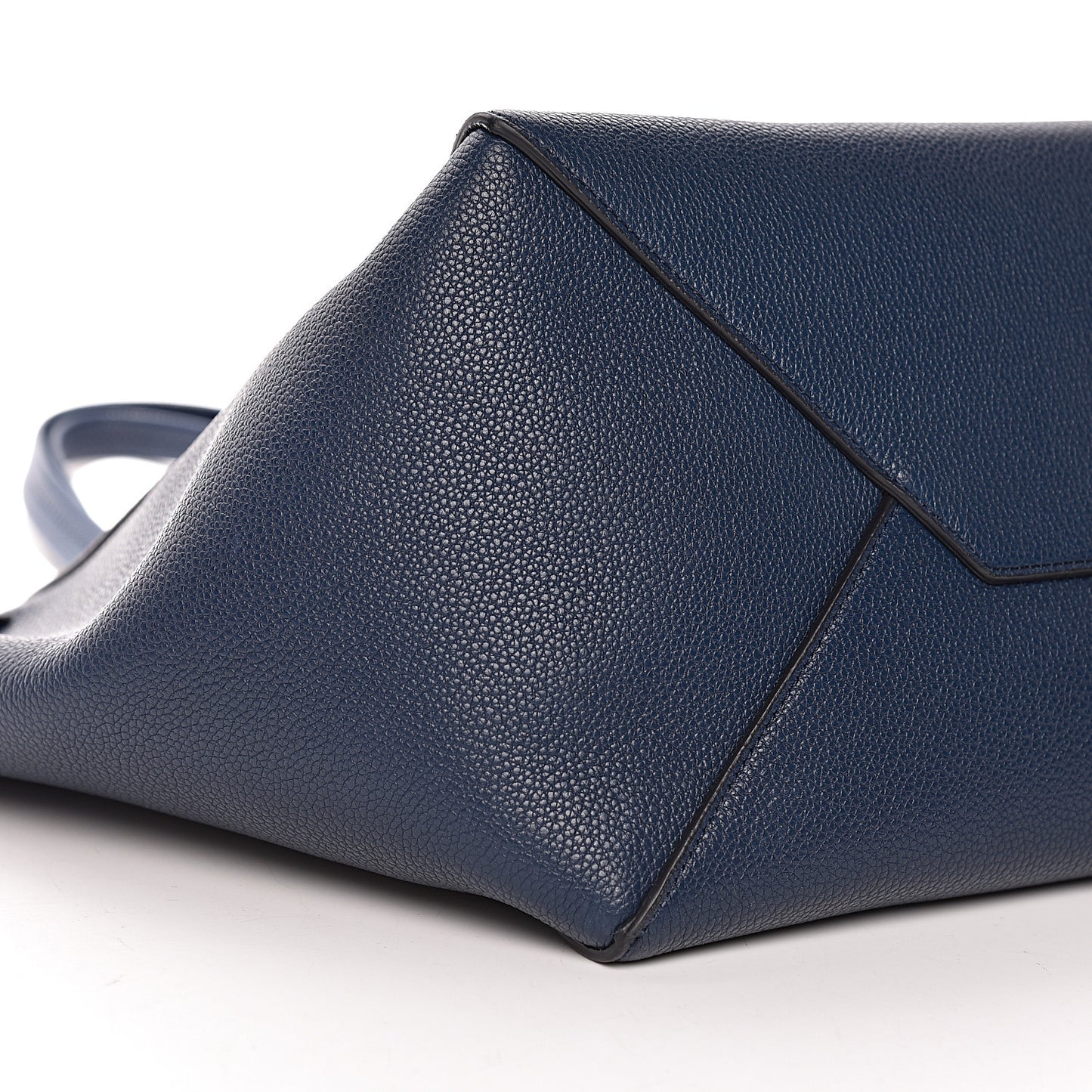 Soft Grained Calfskin Small Belt Cabas Phantom Abyss Blue