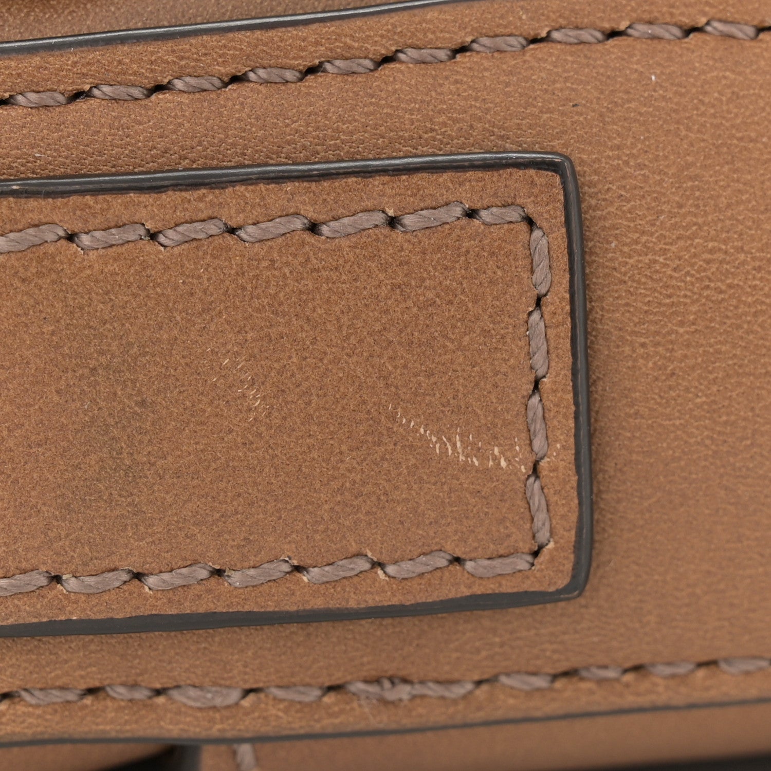 Fendi Regular Vacchetta Laserata Belt Baguette Bag Sand 14 of 14