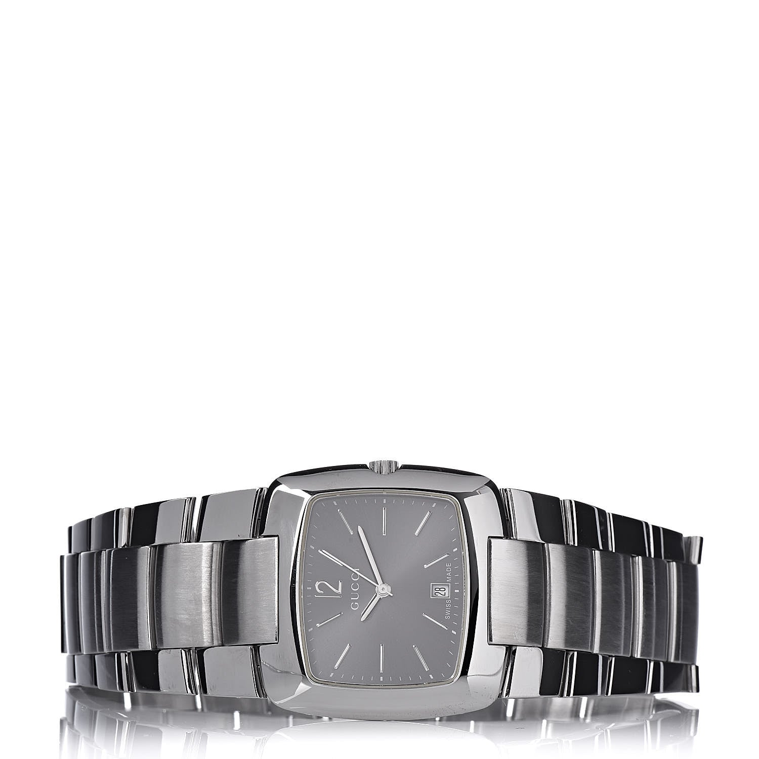 Gucci Stainless Steel 34mm 8500M Quartz Watch Grey 3 of 7