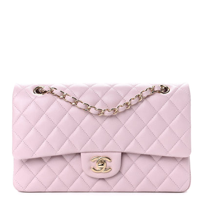 Chanel Caviar Quilted Medium Double Flap Light Pink 1 of 4
