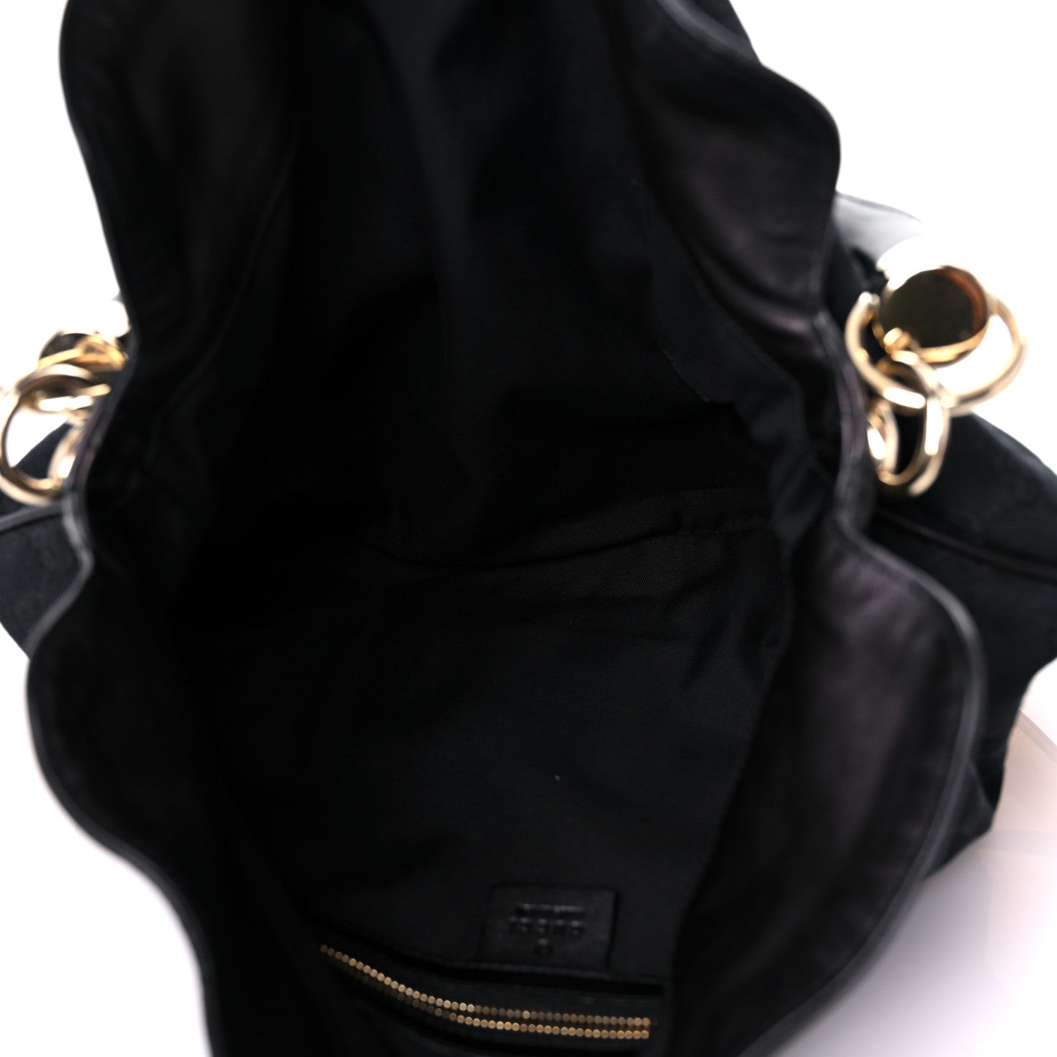 Gucci Monogram Medium Indy Top Handle Hobo Black 5 of 12
