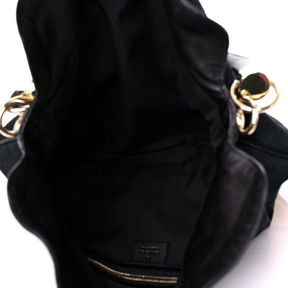 Gucci Monogram Medium Indy Top Handle Hobo Black 5 of 12