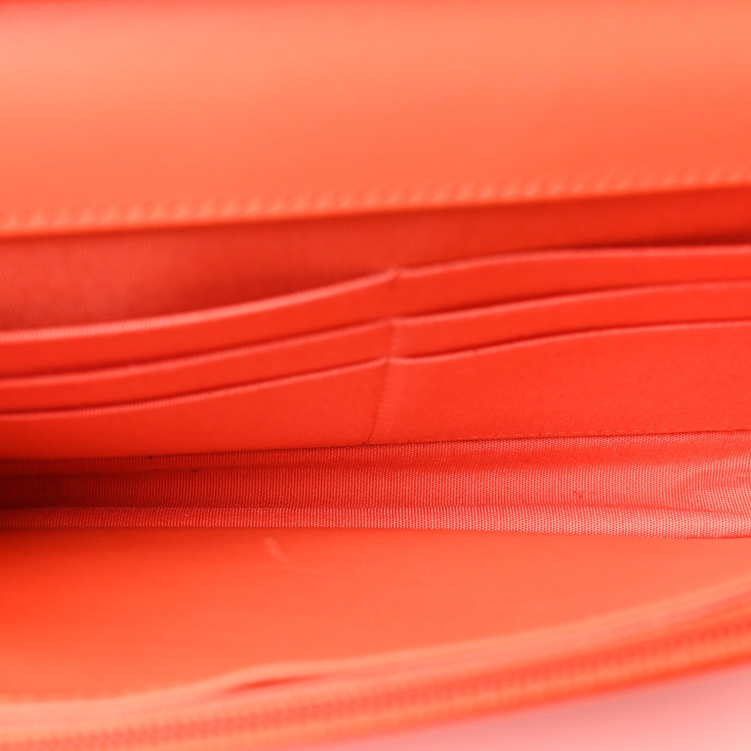 Chanel Caviar Quilted Boy Wallet On Chain WOC Orange 5 of 10