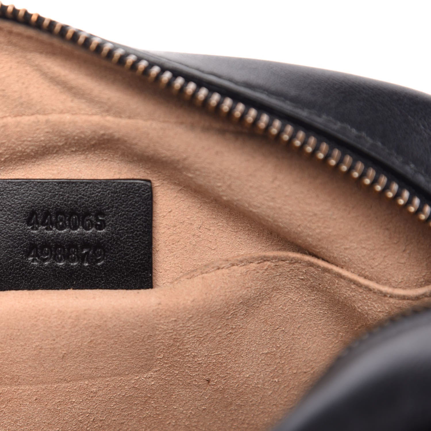 Gucci Calfskin Matelasse Mini GG Marmont Chain Shoulder Bag Black 9 of 10