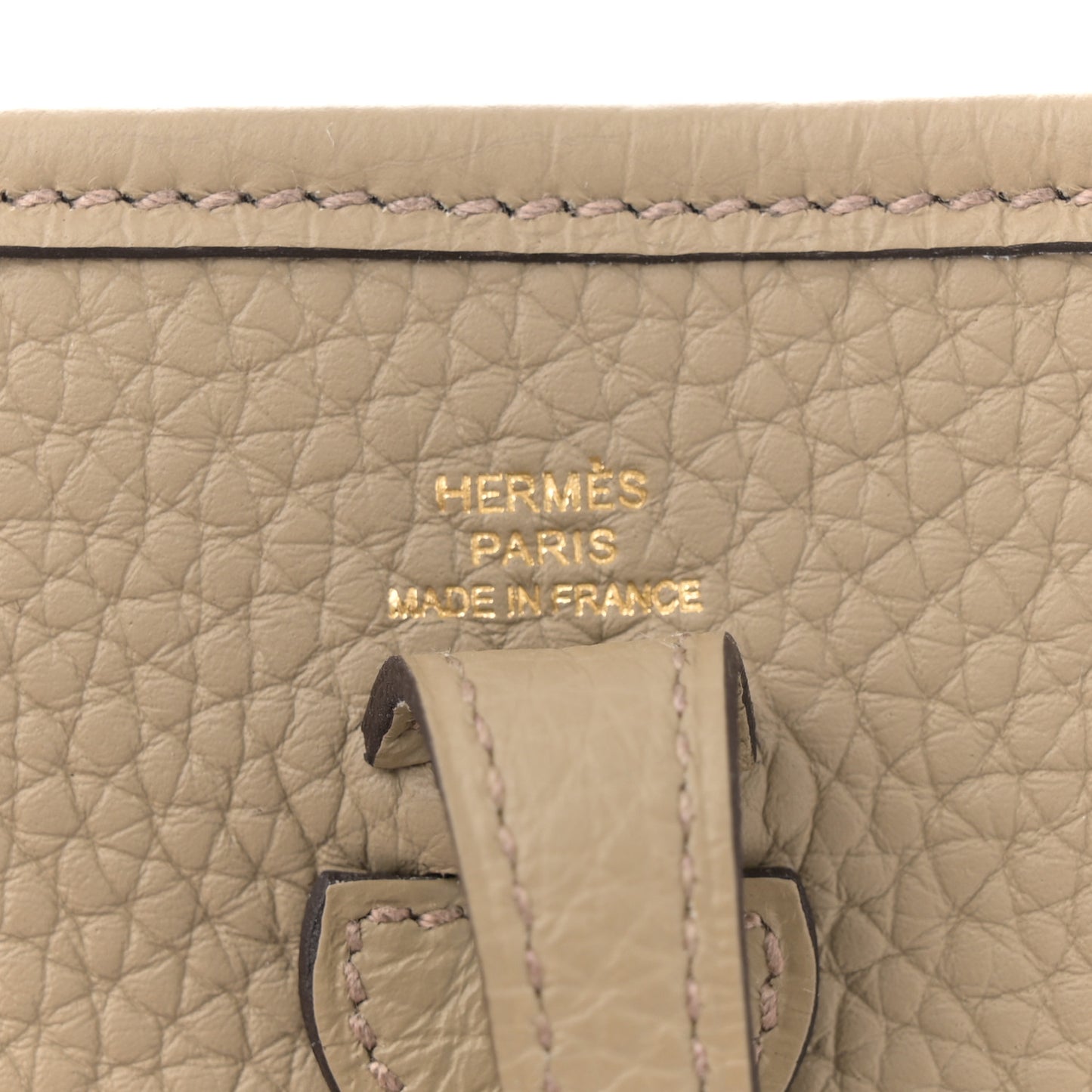 Taurillon Clemence Evelyne Sangle Cordage TPM Beige Marfa