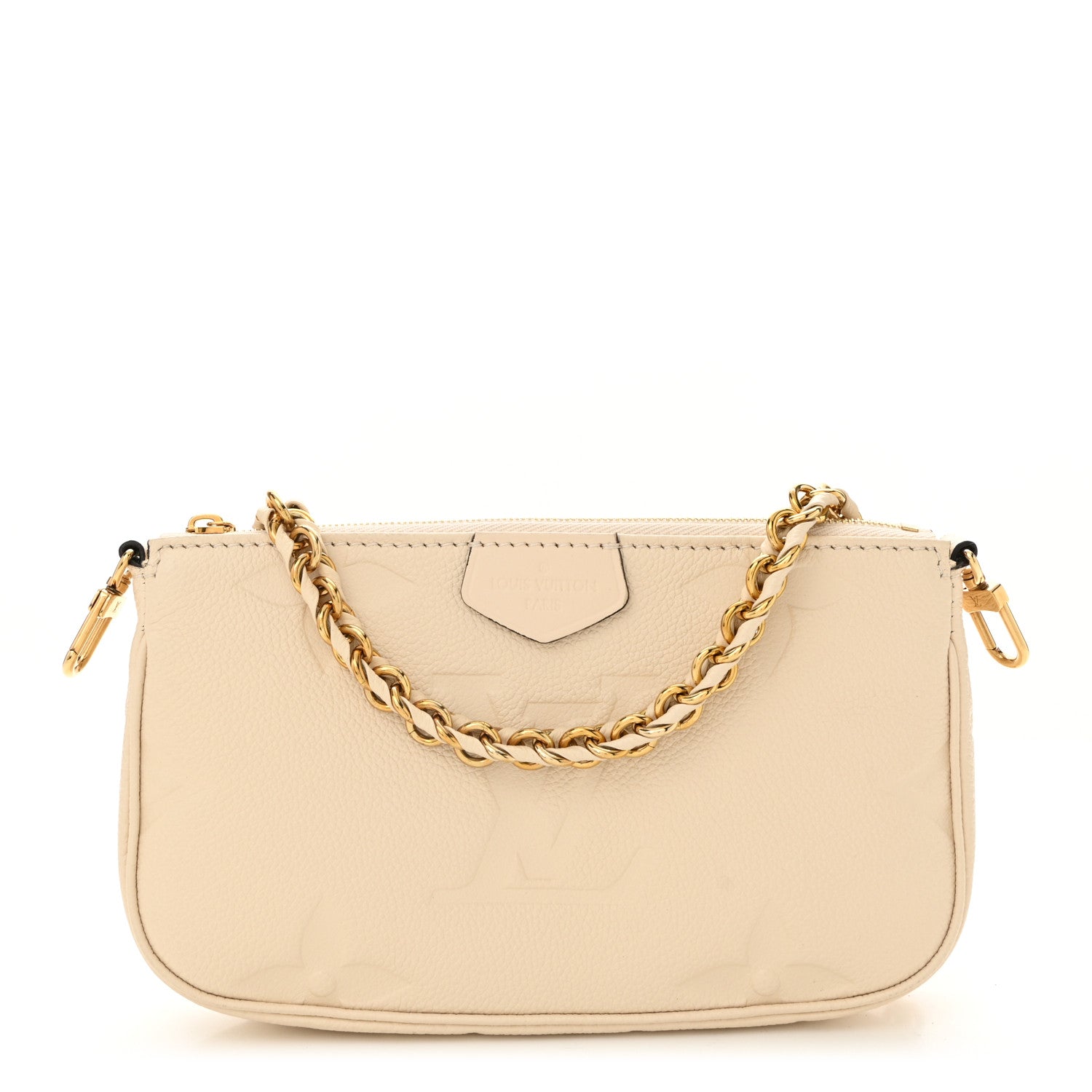 Louis Vuitton Empreinte Monogram Giant Multi Pochette Accessories Small Pochette Cream 1 of 9