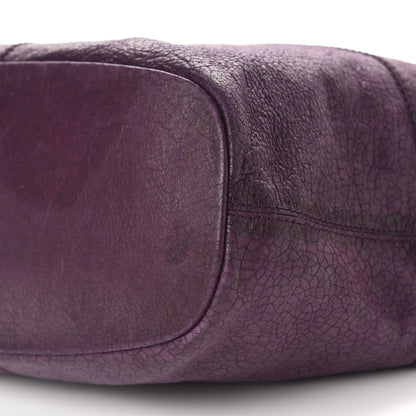 Givenchy Crackled Calfskin Medium Nightingale Aubergine 7 of 18