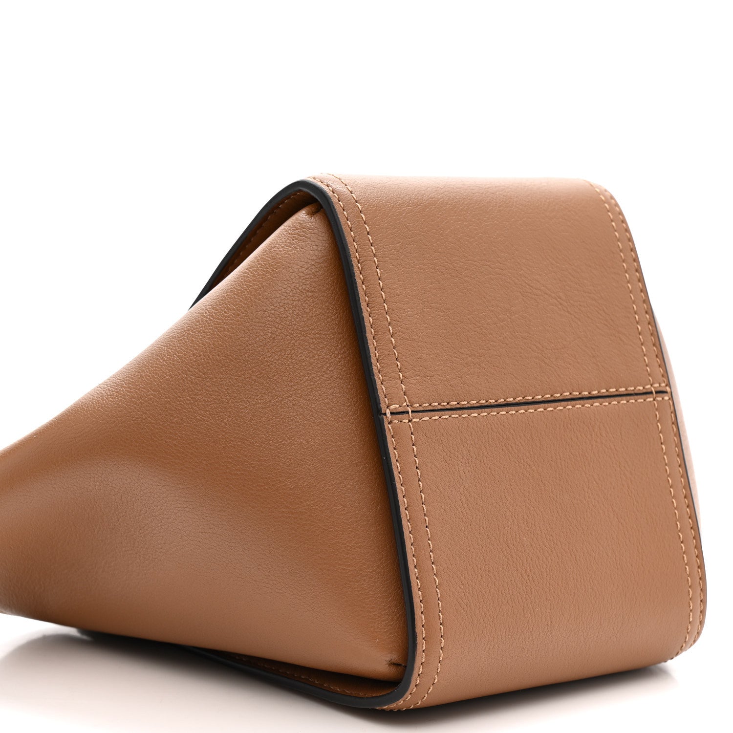 Mulberry Silky Calfskin Mini Rider's Top Handle Bag Teak 9 of 12