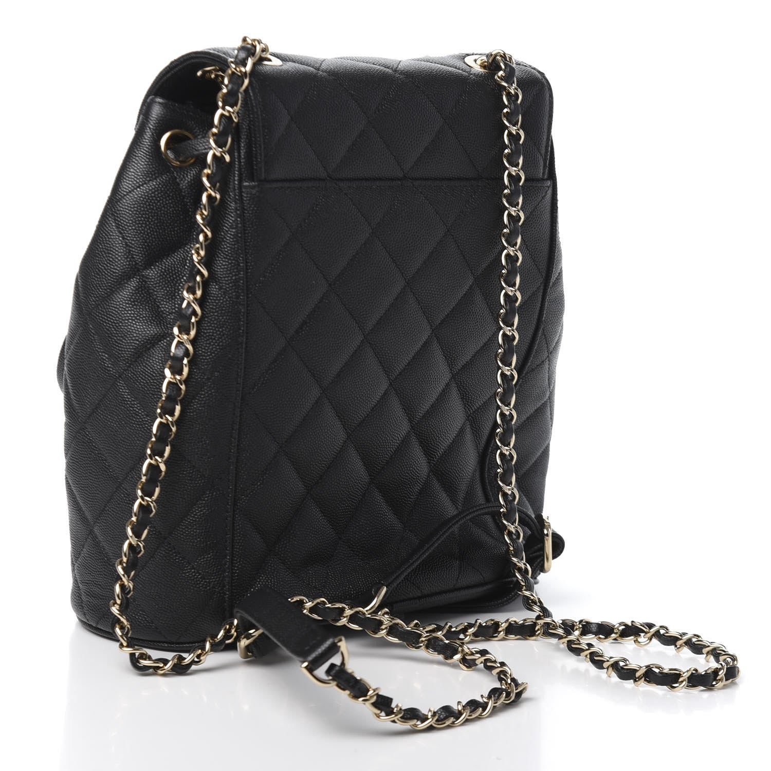 Chanel Caviar Quilted Backpack Bag Black 2 of 8
