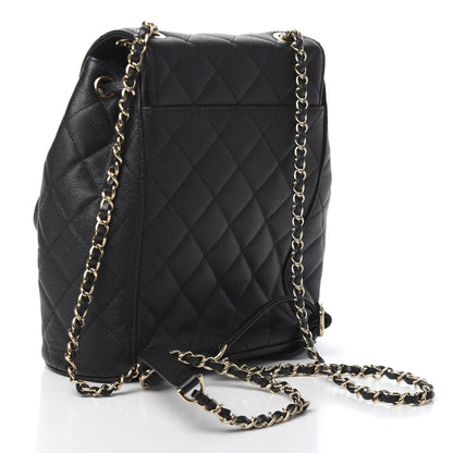 Chanel Caviar Quilted Backpack Bag Black 2 of 8