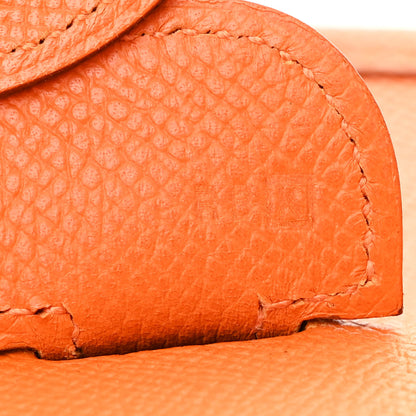 Hermes Epsom Evelyne II GM Orange 7 of 14