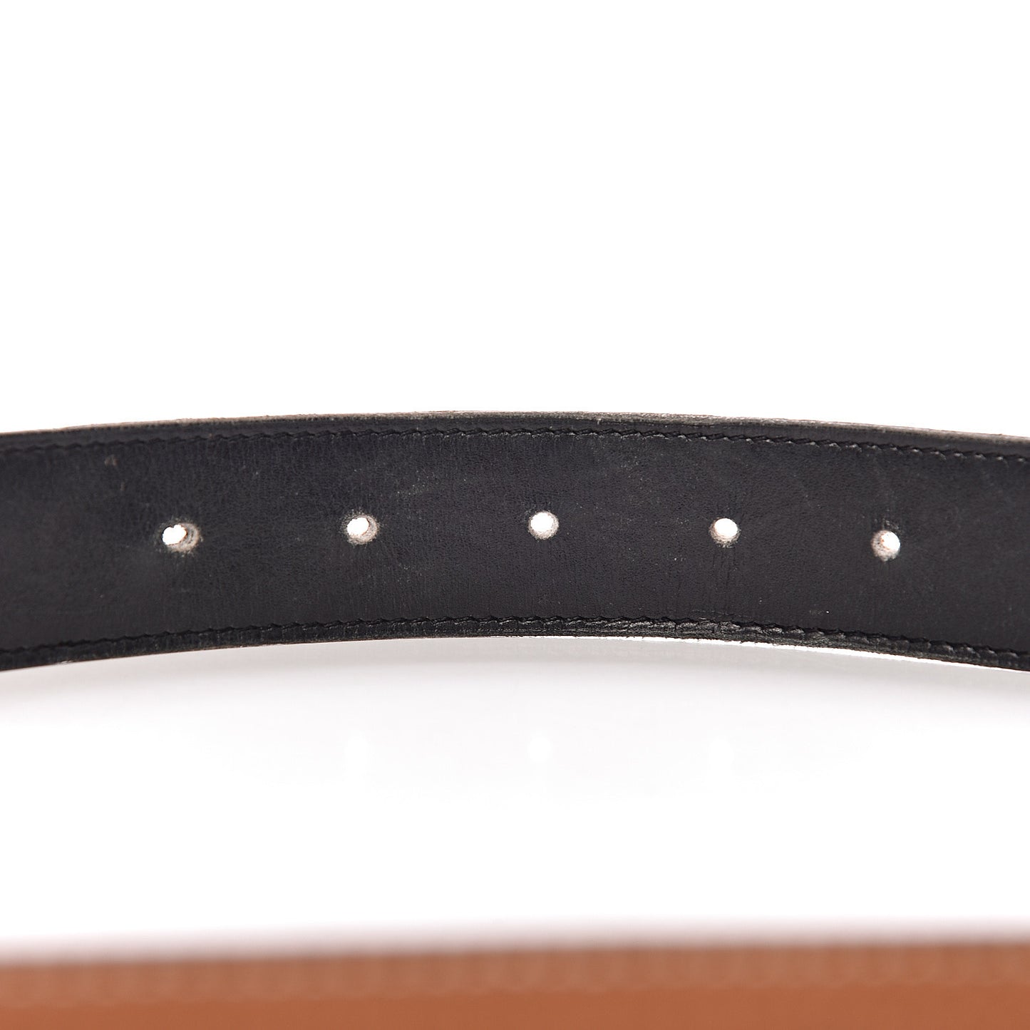 Box Togo 32mm Belt Strap 85 Black Gold