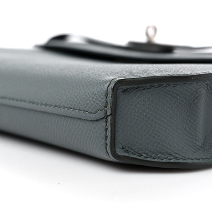 Hermes Epsom Kelly Depeches 25 Pouch Vert Amande 9 of 10