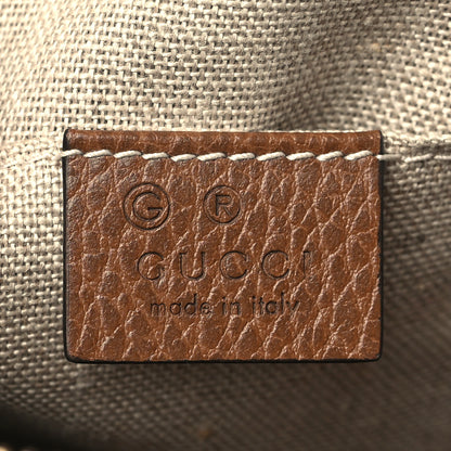 Gucci Monogram Mini Bree Messenger Bag Beige Tabacco 6 of 11