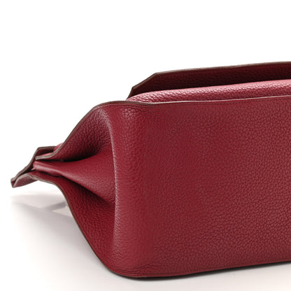 Hermes Taurillon Clemence Jypsiere 34 Rubis 9 of 15