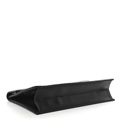 Chanel Lambskin Top Handle Logo Flap Black 4 of 9