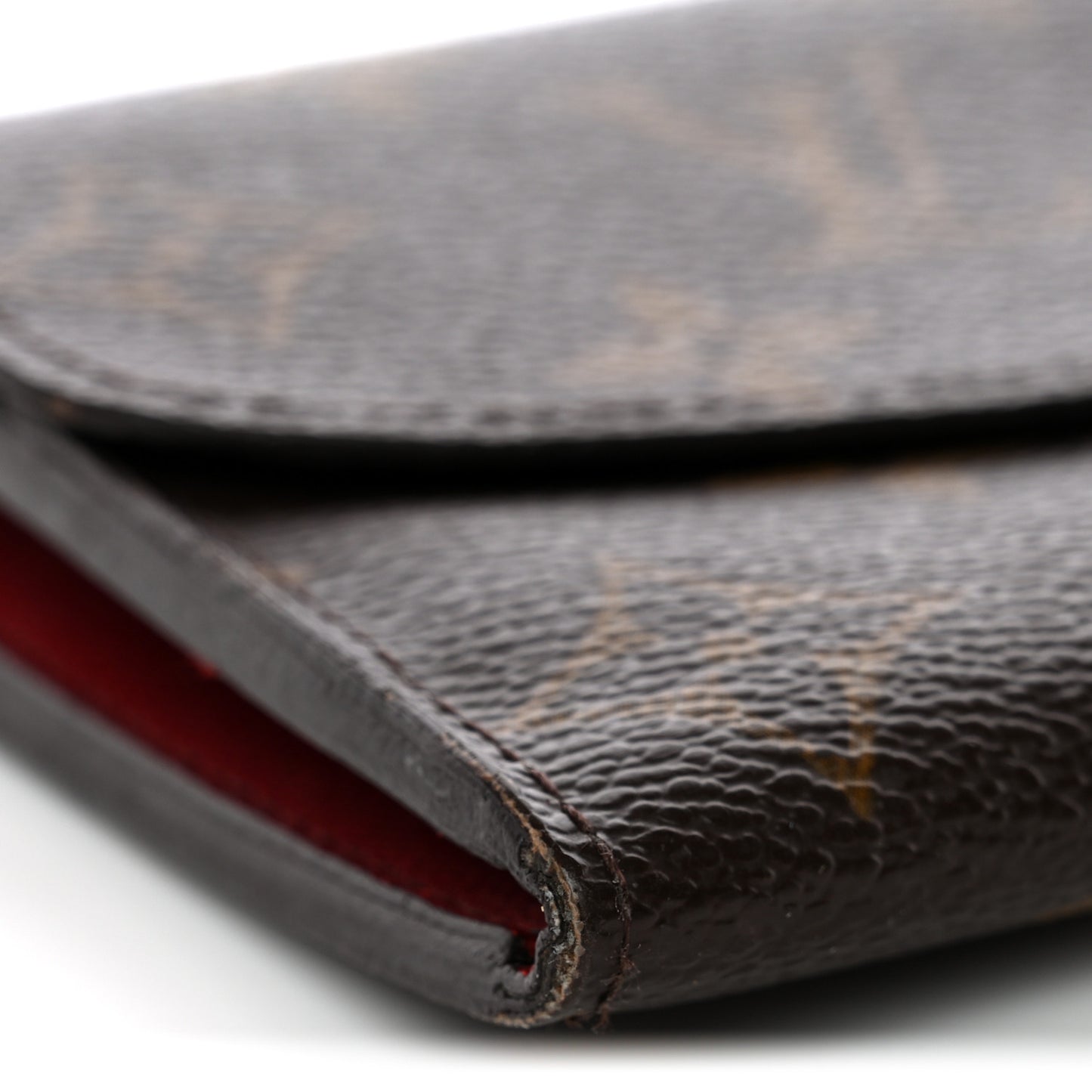 Monogram Emilie Wallet Red