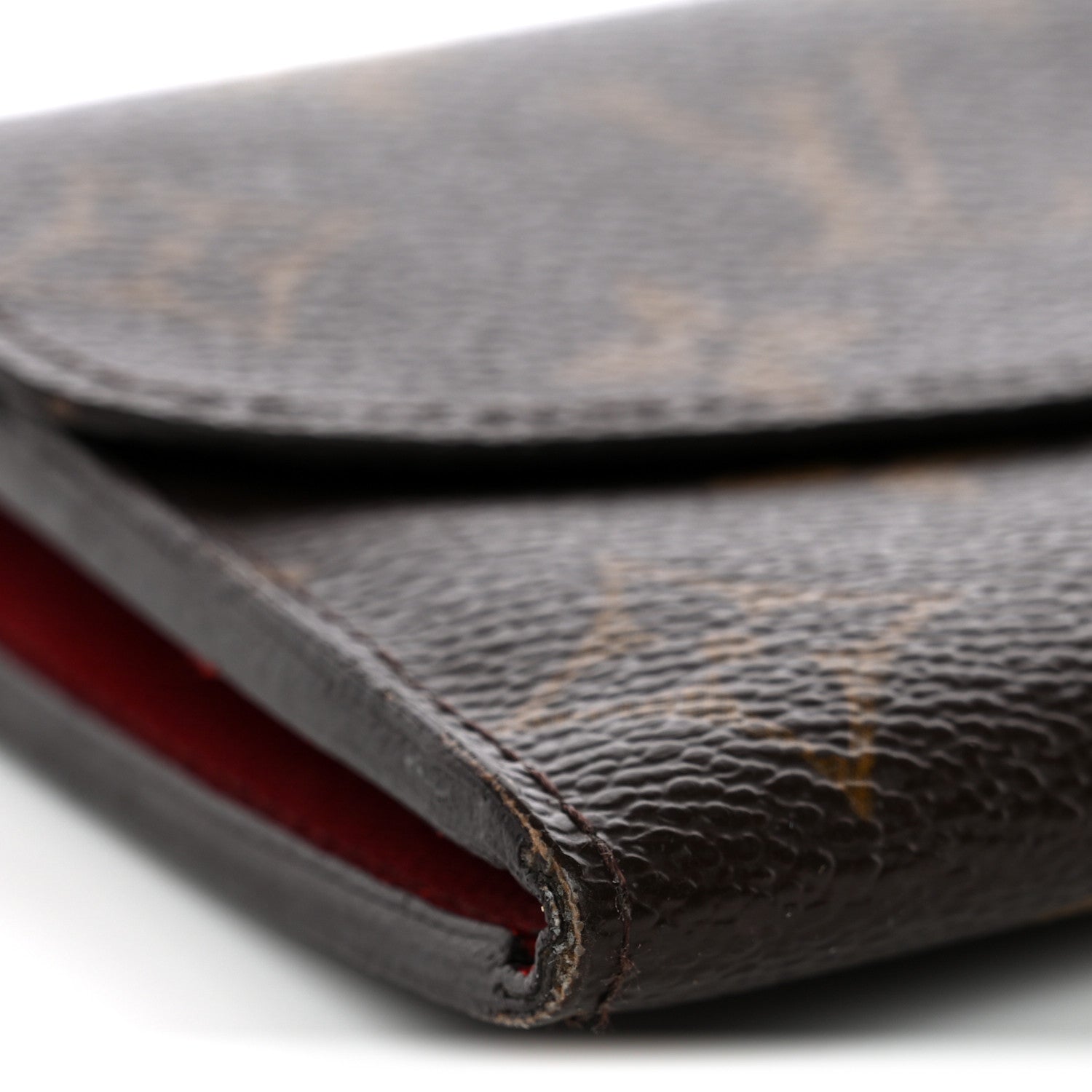 Louis Vuitton Monogram Emilie Wallet Red 10 of 15