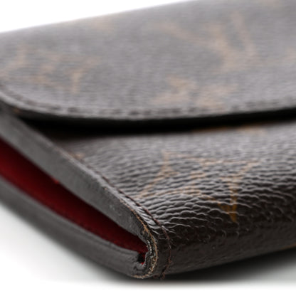Louis Vuitton Monogram Emilie Wallet Red 10 of 15