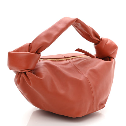 Bottega Veneta Nappa Mini Double Knot Bag Maple 3 of 11